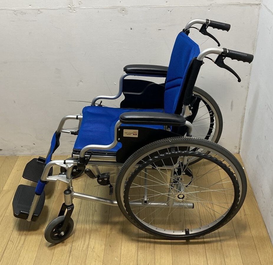Tokyo Wheelchair standard blue manual foldable wheelchair